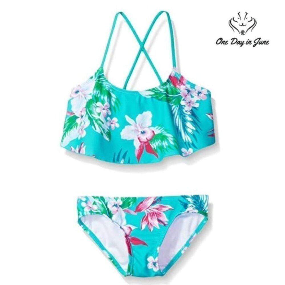 Kanu Surf Alania Flounce Bikini Swimsuit Size 4
